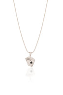High Stakes Silver Pendant