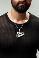 Humblin' Silver Pendant