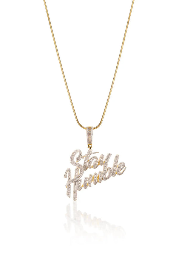 Humblin' Silver Pendant