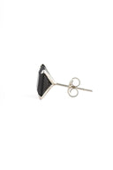 Imperium Black Men’s Silver Earrings (Square)