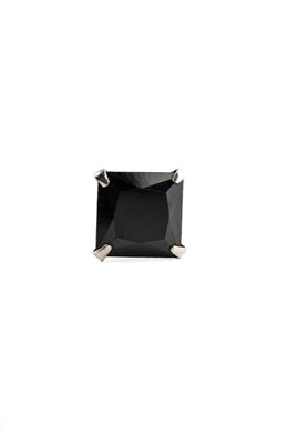 Imperium Black Men’s Silver Earrings (Square) Parman