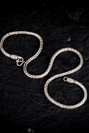 Infinity Braid Men's Silver Chain