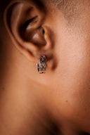 Interwoven Affection Silver Earrings