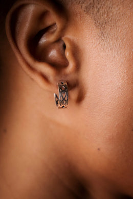 Interwoven Affection Silver Earrings