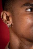 Interwoven Affection Silver Earrings