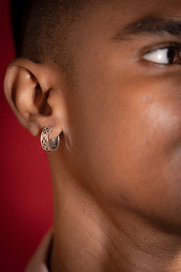 Interwoven Affection Silver Earrings