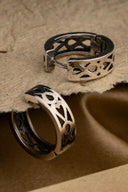Interwoven Affection Silver Earrings