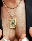 Ace of Spades Silver Pendant