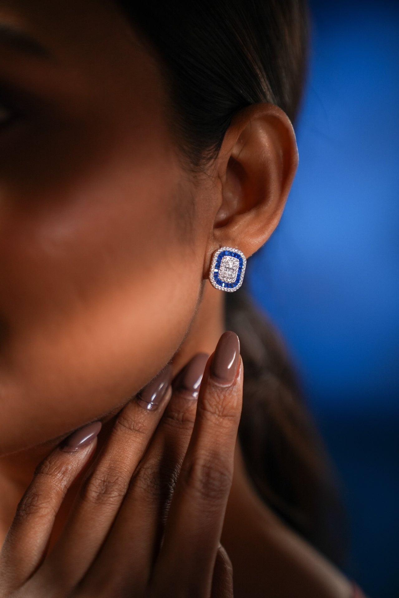 silver earring for women