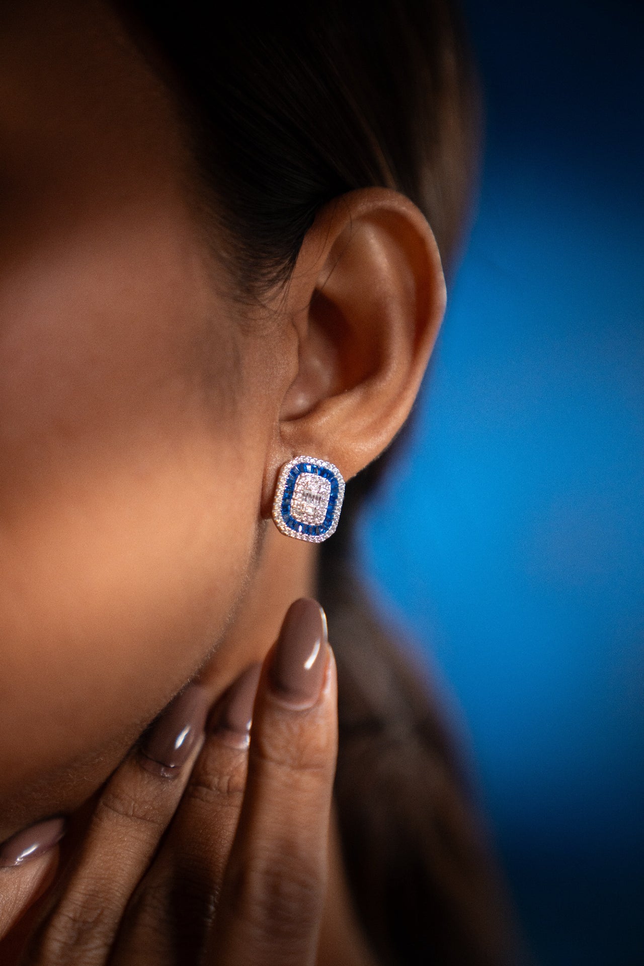 silver earring for women