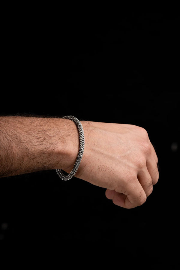 Virex Men’s Silver Bracelet Parman