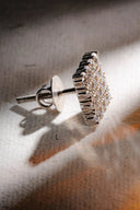 Luxe Matrix Silver Studs