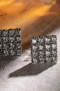 Luxe Matrix Silver Studs