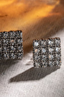 Luxe Matrix Silver Studs