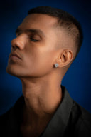 Luxe Matrix Silver Studs