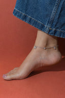 Yara Silver Anklet