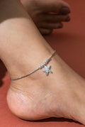 Cari Silver Anklet