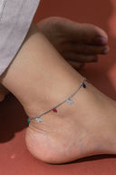 anklets for women sterling silver