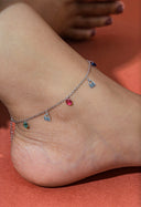 anklets for women sterling silver