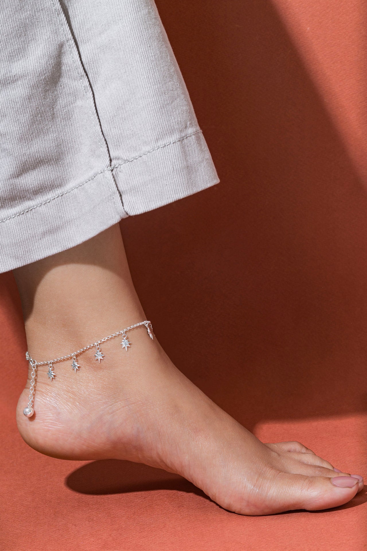 anklets for women sterling silver