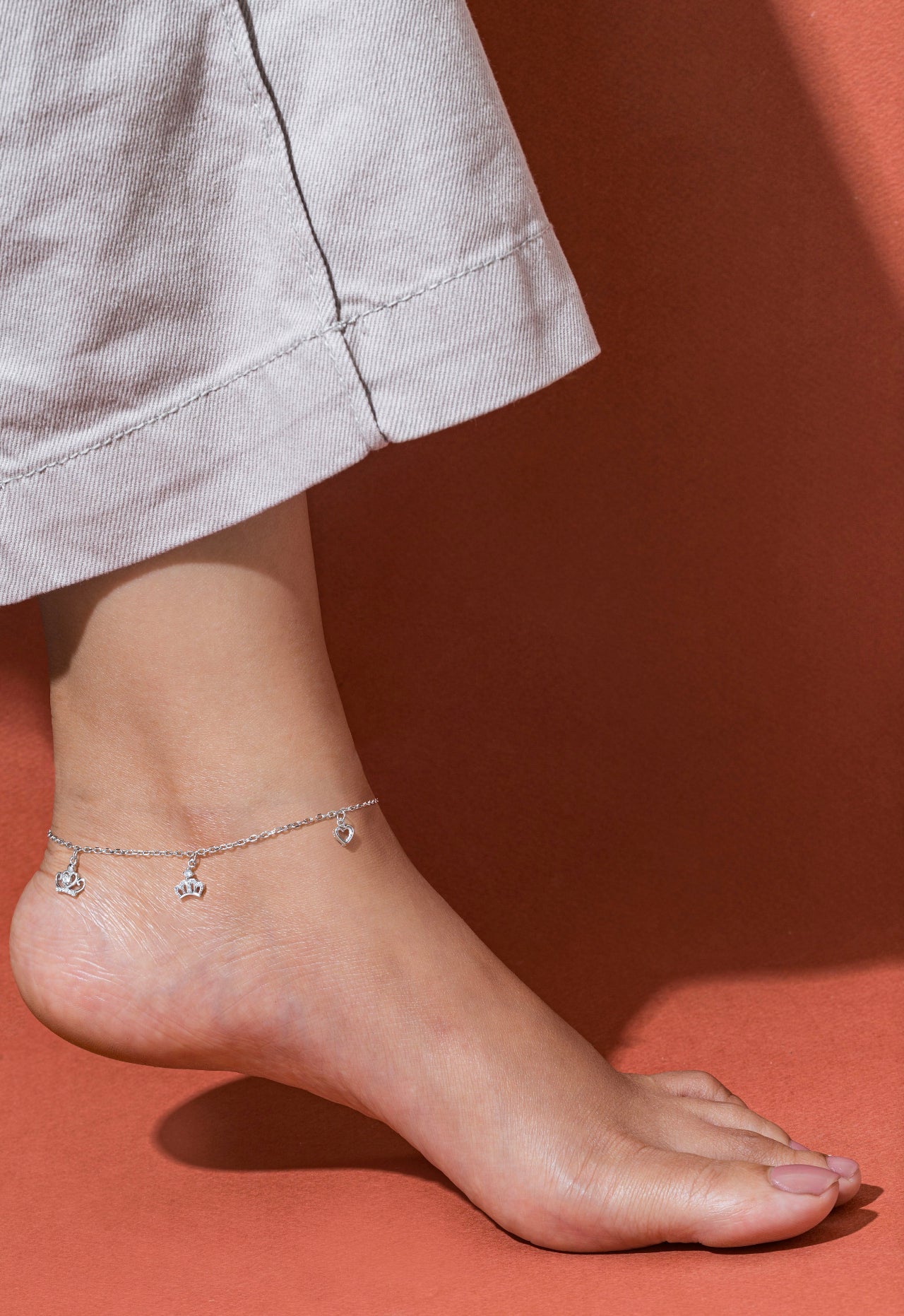 anklets for women sterling silver