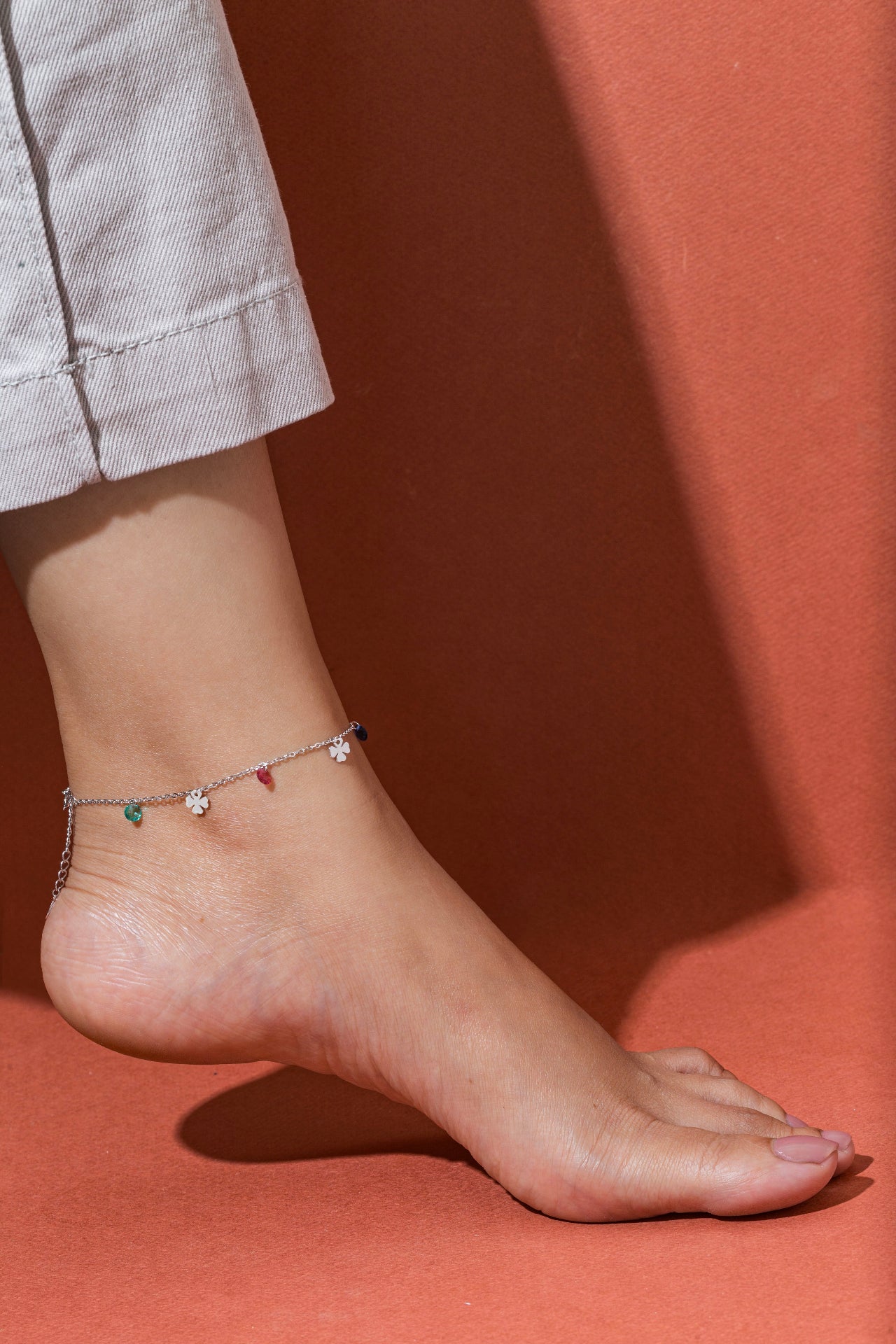 anklets for women sterling silver