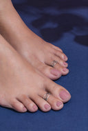 Breezy Charm Silver Toe Ring