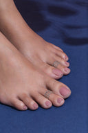 silver toe ring for women
