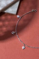 Lily Silver Anklet