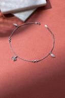 Avaluna Silver Anklet