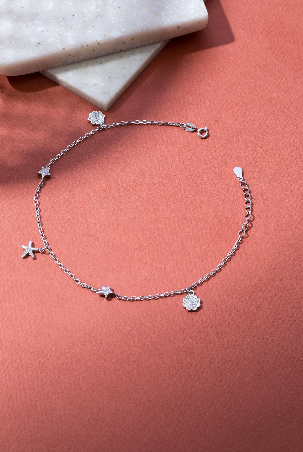 anklets for women sterling silver