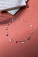 Neriah Silver Anklet