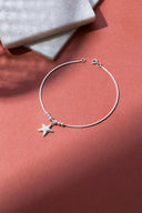 Cari Silver Anklet