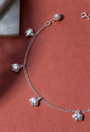 Elea Silver Anklet