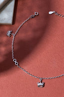 anklets for women sterling silver