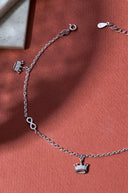 Amishta Silver Anklet