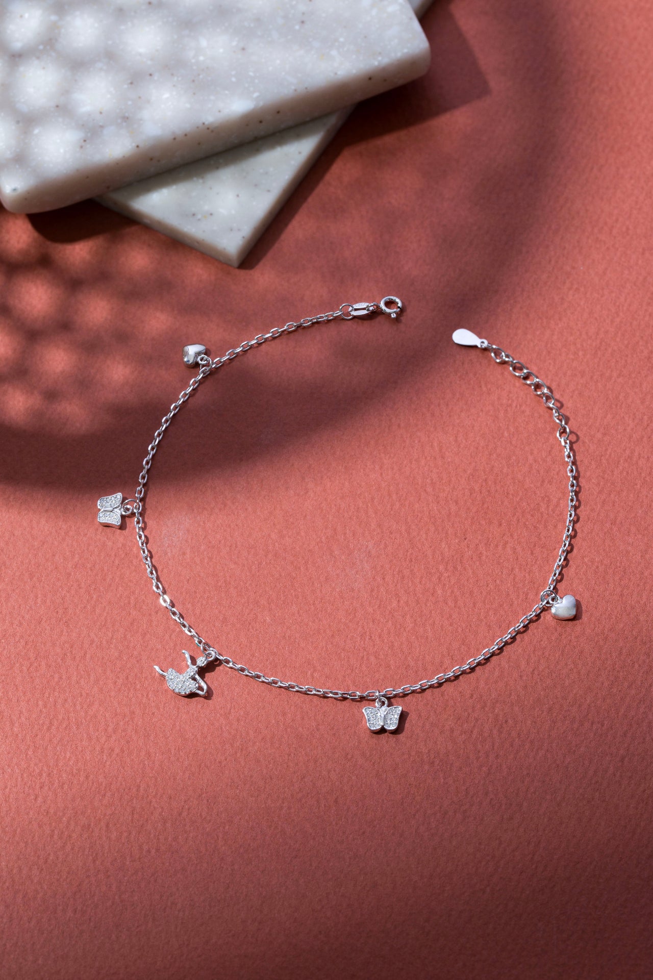 anklets for women sterling silver