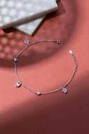 Hestia Silver Anklet