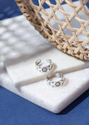 silver toe ring for women