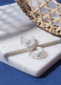 Orbit Duo Silver Toe Ring