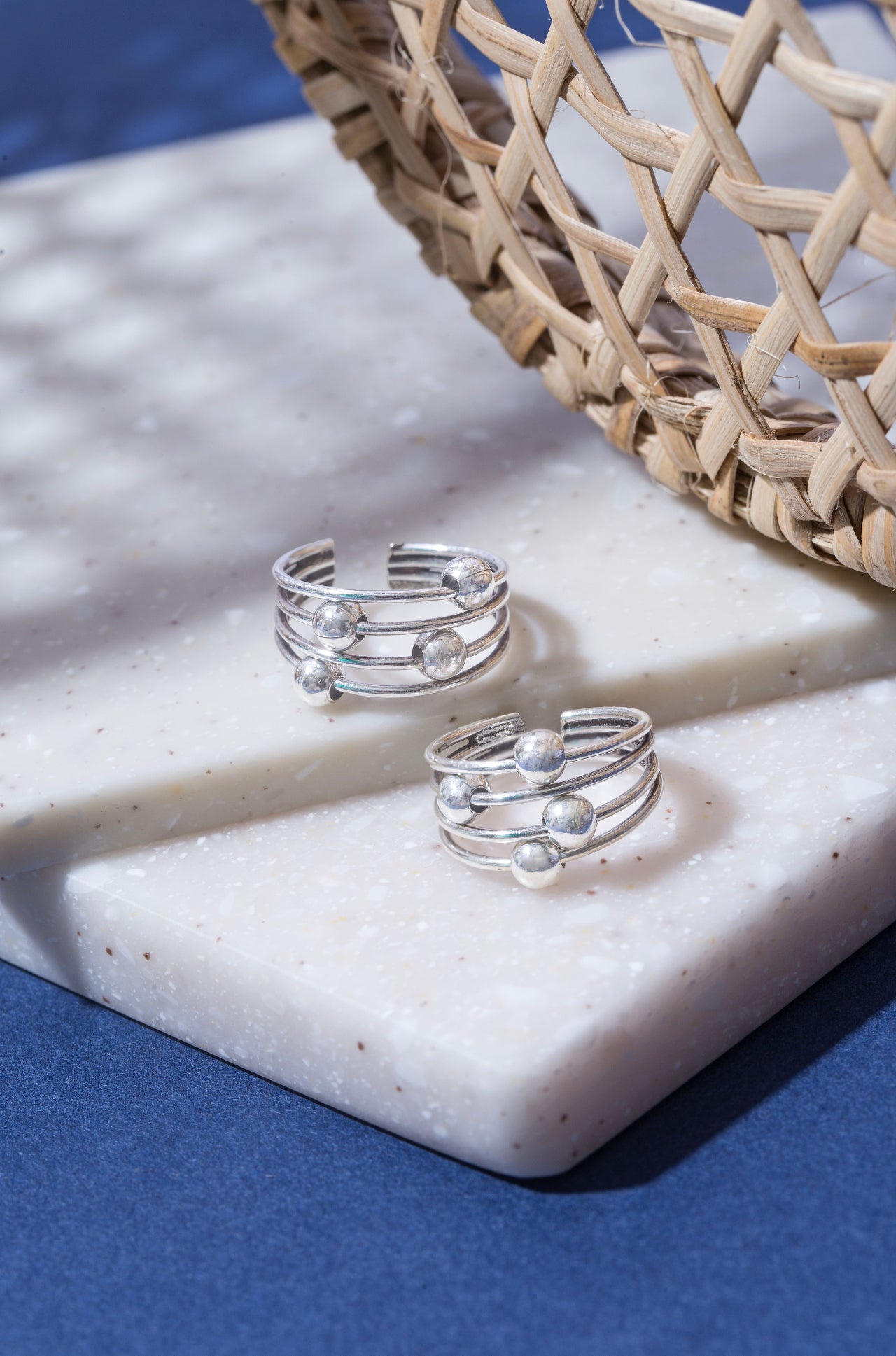 silver toe ring for women