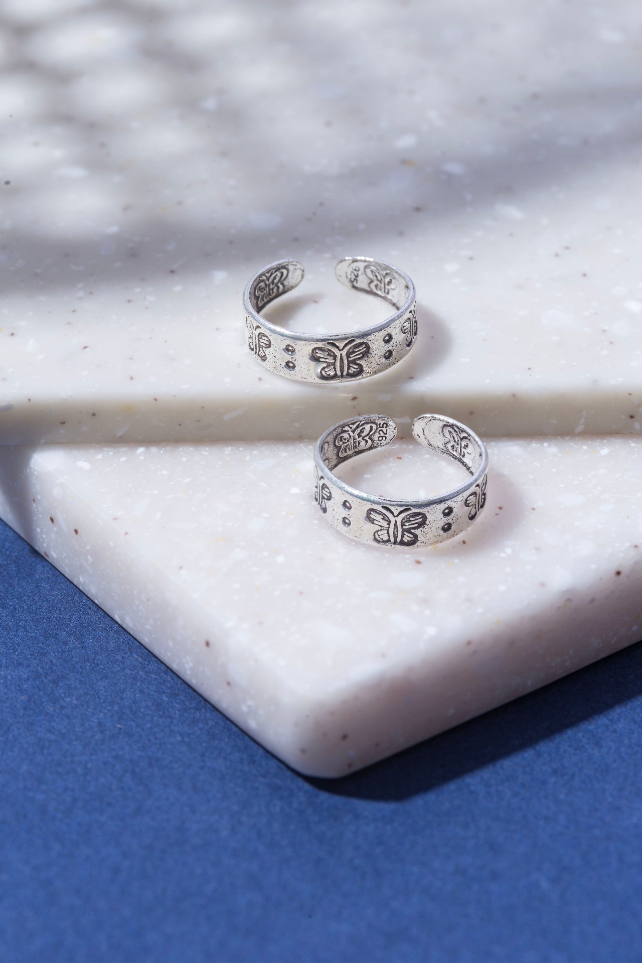 silver toe ring for women