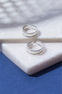 silver toe ring for women