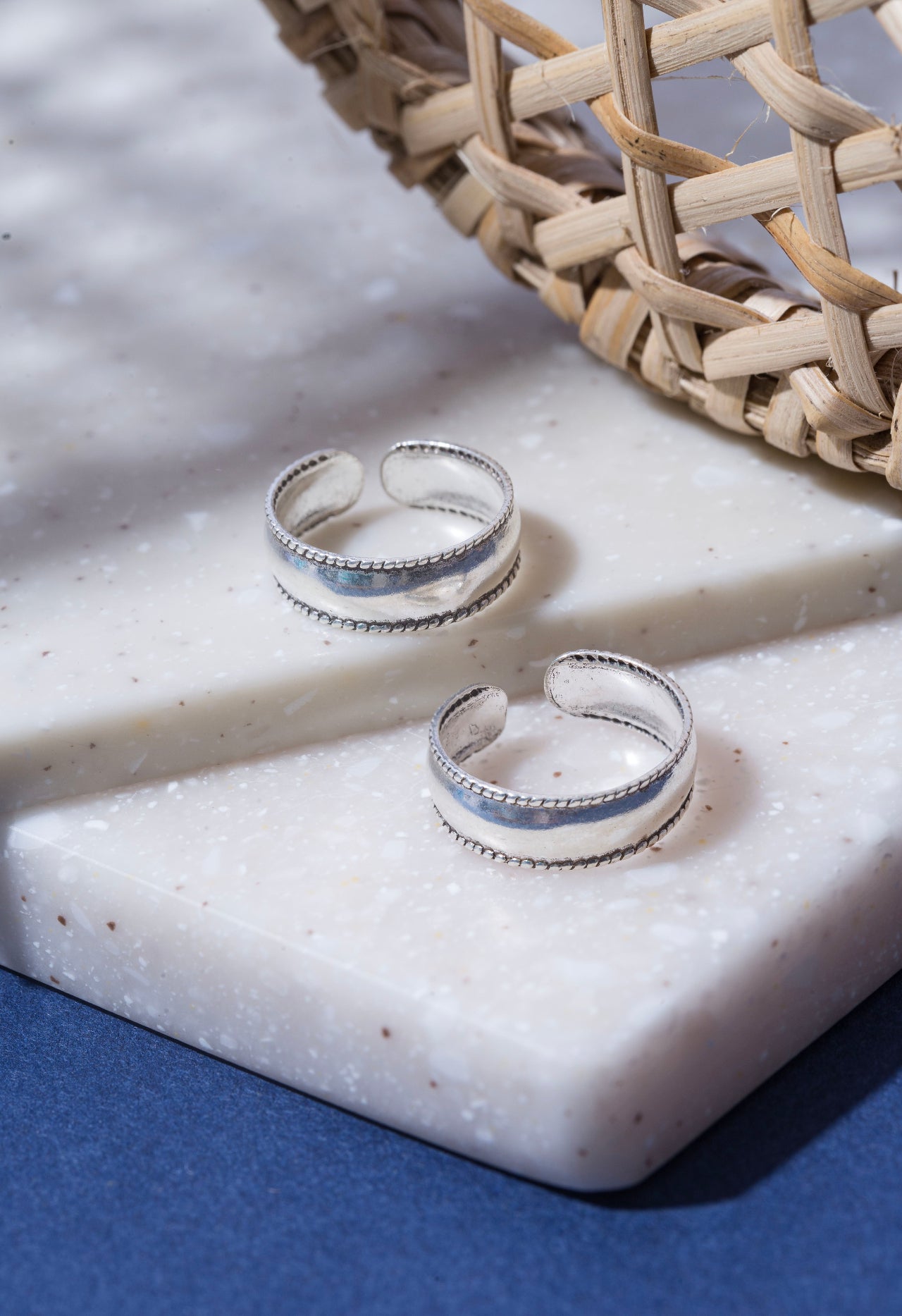 silver toe ring for women