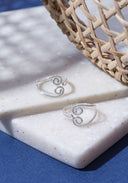 silver toe ring for women