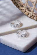 silver toe ring for women