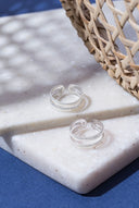 Twilight Double Silver Toe Ring