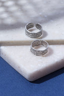 silver toe ring for women