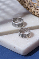 Fern Haven Silver Toe Ring