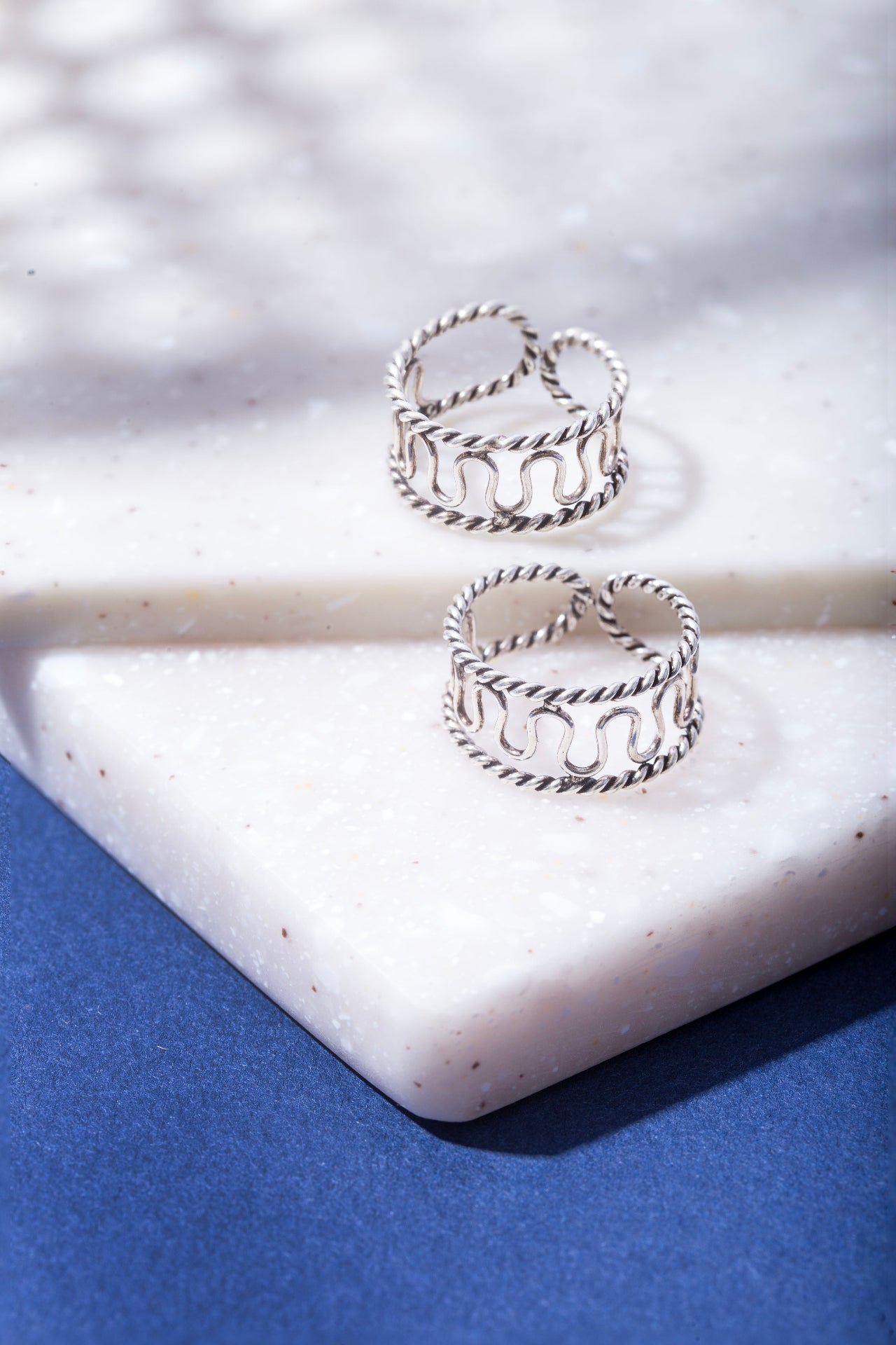 silver toe ring for women